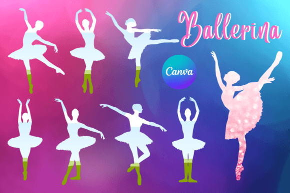 Canva Frame Template Ballerina Add Photo: Your Digital Studio