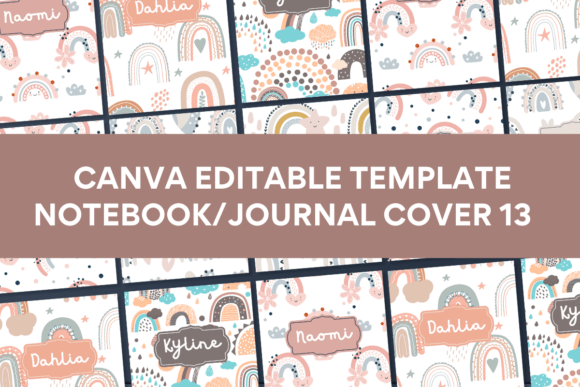 Canva Template Notebook/Journal Cover13: Your Shortcut to Standout Designs