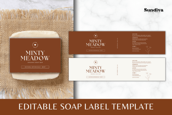 Custom Soap Bar Label Canva Template 2: Designing Your Brand