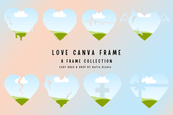 Love Canva Frames: Easy Drag & Drop Templates