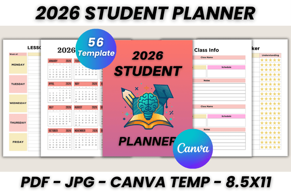 Master Your 2026 Academic Year with This Canva Planner