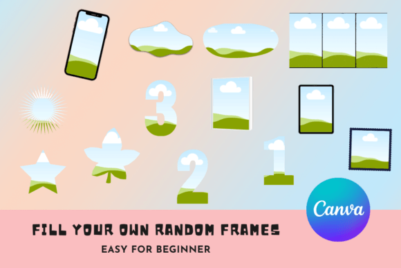 Random Canva Frames: Easy for Beginner Designers and Creators