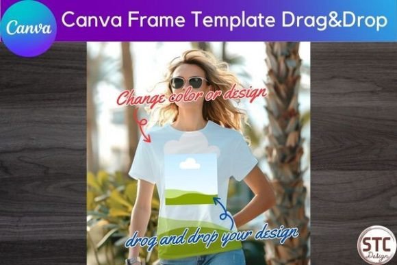 Realistic T-shirt Mockups: Your Canva Frame Solution