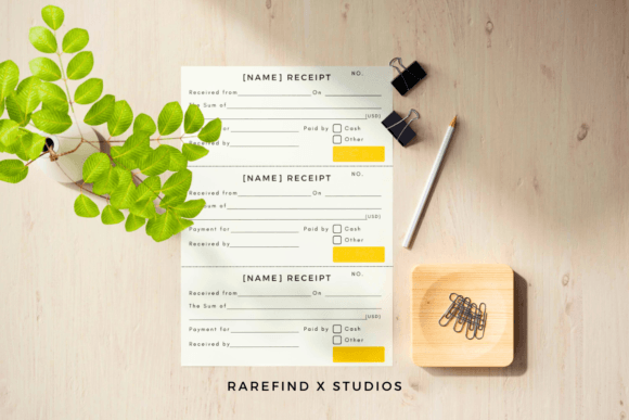 Receipt Template | Editable | Canva: Simplify Your Business Docs
