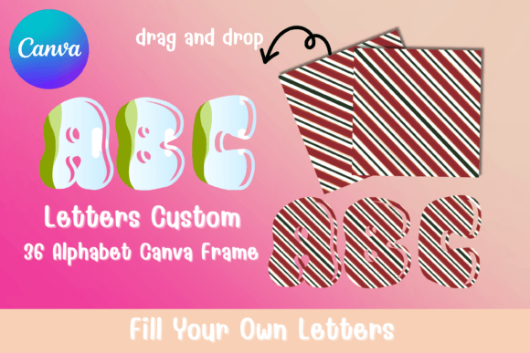 Unleash Creativity with Alphabet Canva Frame Letter Custom